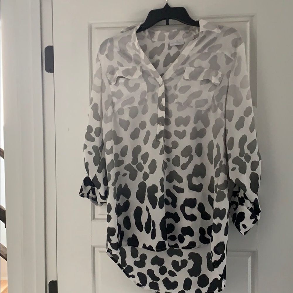 “Cow” pattern three quarter length.